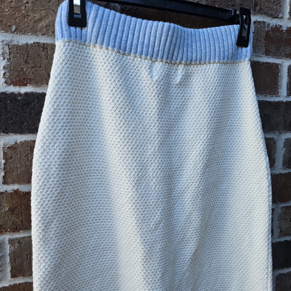 NWT Sancia Jalie Knit Cream High-Waisted Pencil Skirt XS - Picture 7 of 14